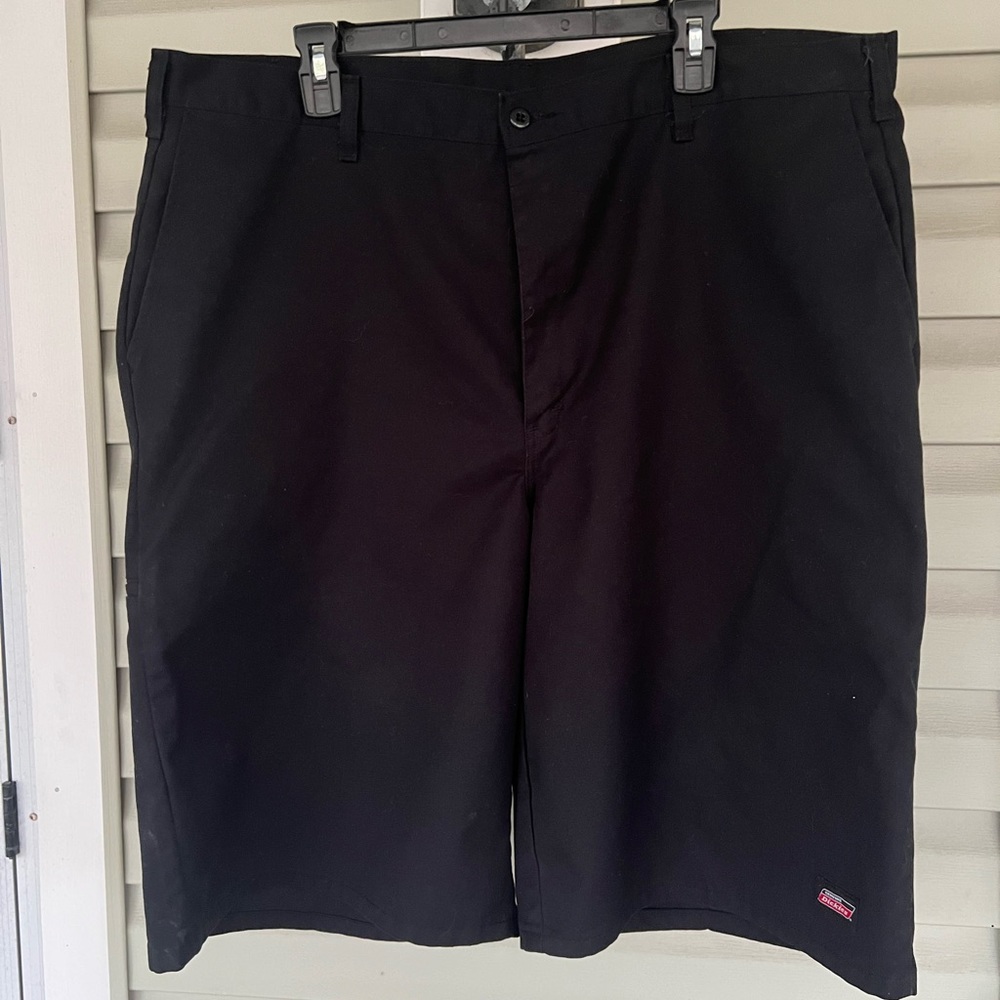 Dickies Mens Sz 40x12.75-measured Loose Fit Multi-Pocket Work Shorts Black